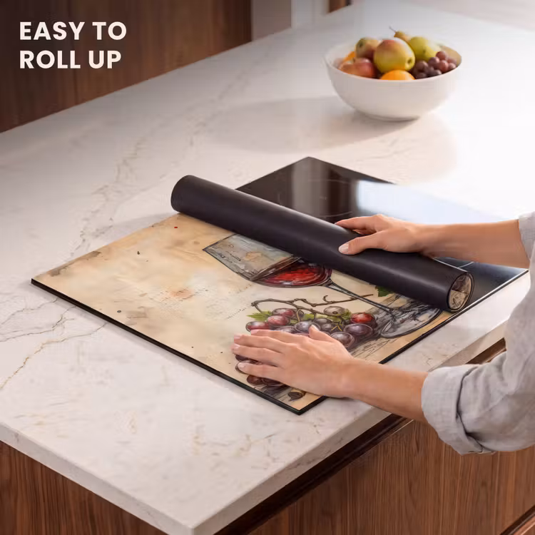Induction hob cover - Wine - Grapes - Beverage - Wine glass - Fruit — 6