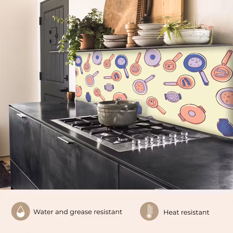 Kitchen splashback - Pan - 50s - Pattern — 5