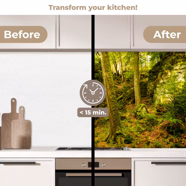 Kitchen splashback - Trees - Stone - Forest - Nature - Plants — 2