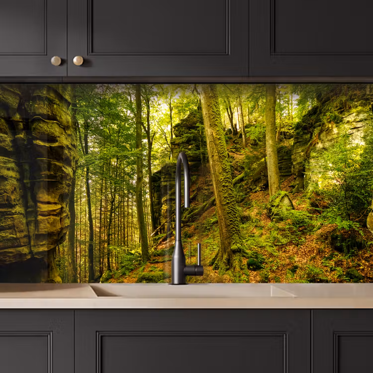 Kitchen splashback - Trees - Stone - Forest - Nature - Plants — 5