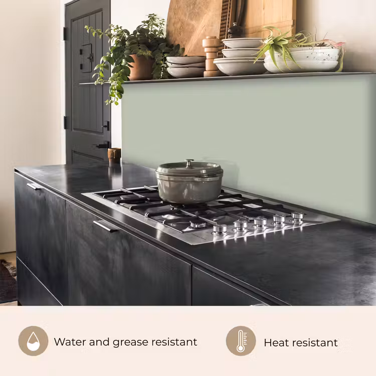 Kitchen splashback - Mint green - Solid color — 5
