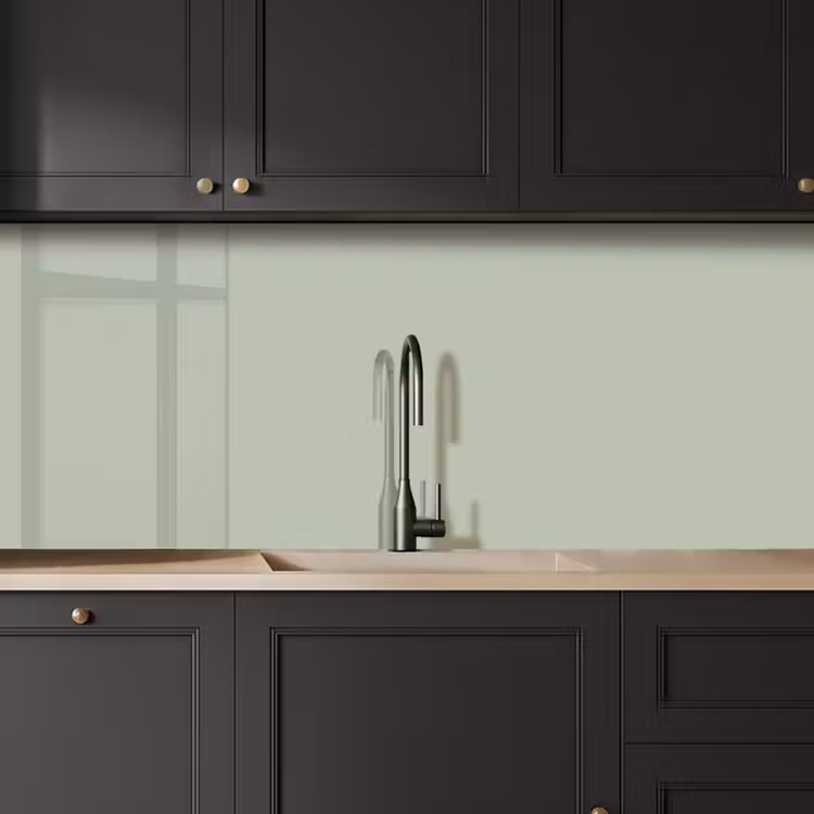 Kitchen splashback - Mint green - Solid color — 6