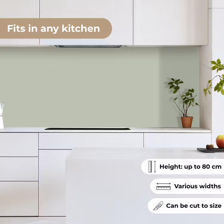Kitchen splashback - Mint green - Solid color — 7