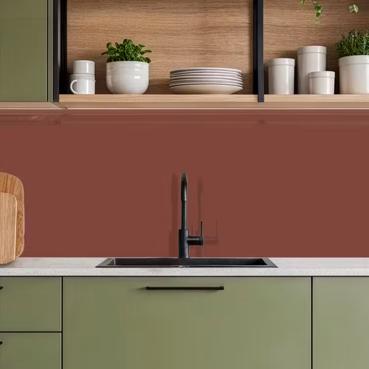 Kitchen splashback - Palette - Red - Interior — 8