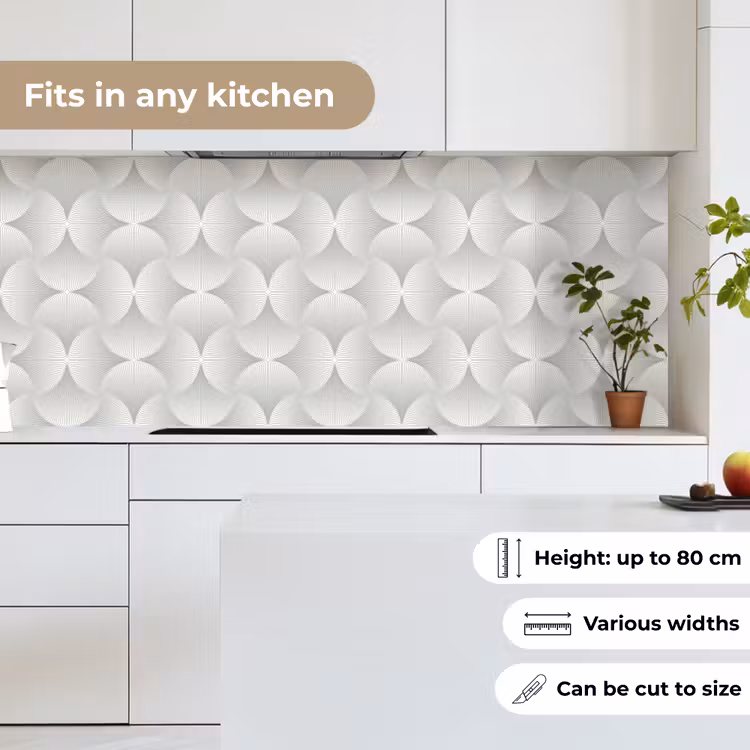 Kitchen splashback - Patterns - Silver - Retro — 7