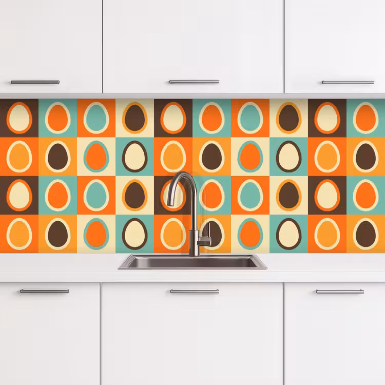 Kitchen splashback - Retro - Patterns - Egg — 4