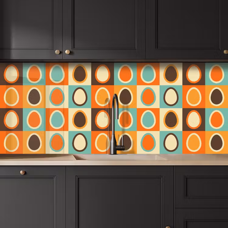 Kitchen splashback - Retro - Patterns - Egg — 6