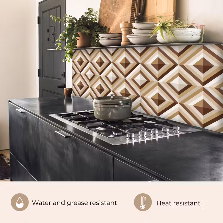 Kitchen splashback - Retro - Star - Design — 5
