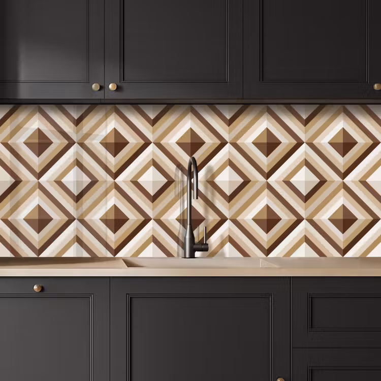 Kitchen splashback - Retro - Star - Design — 6