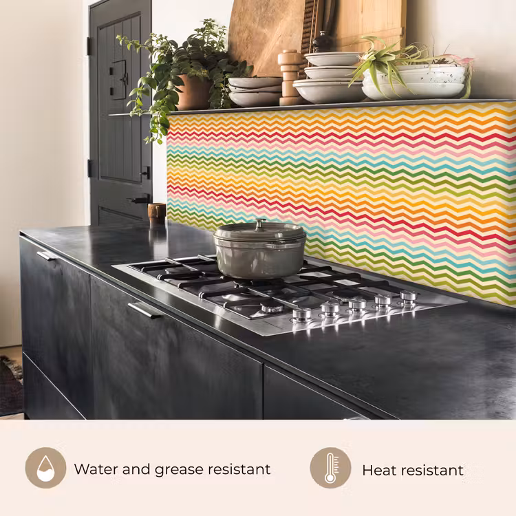 Kitchen splashback - Pattern - Rainbow - Retro — 5