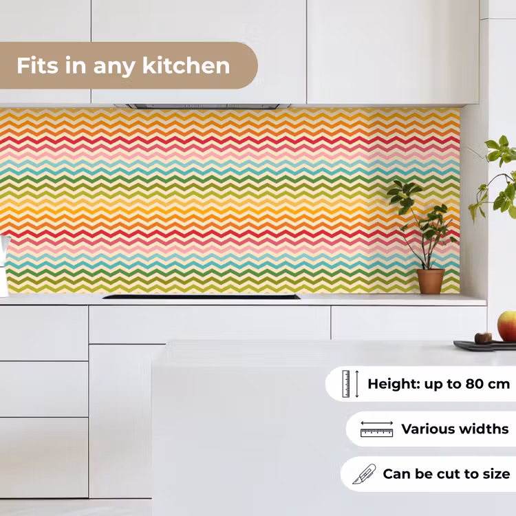 Kitchen splashback - Pattern - Rainbow - Retro — 7