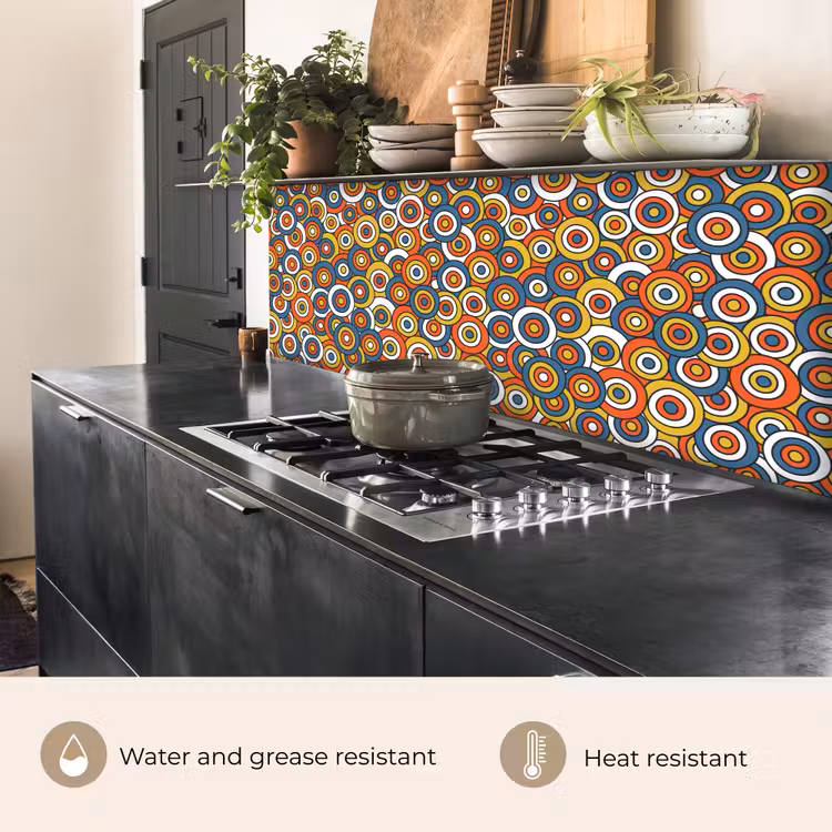 Kitchen splashback - Pattern - Retro - Circle — 5