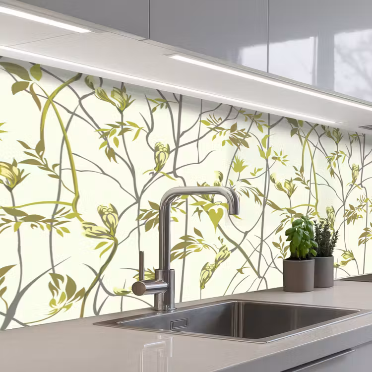 Kitchen splashback - Pattern - Jungle - Plants — 2