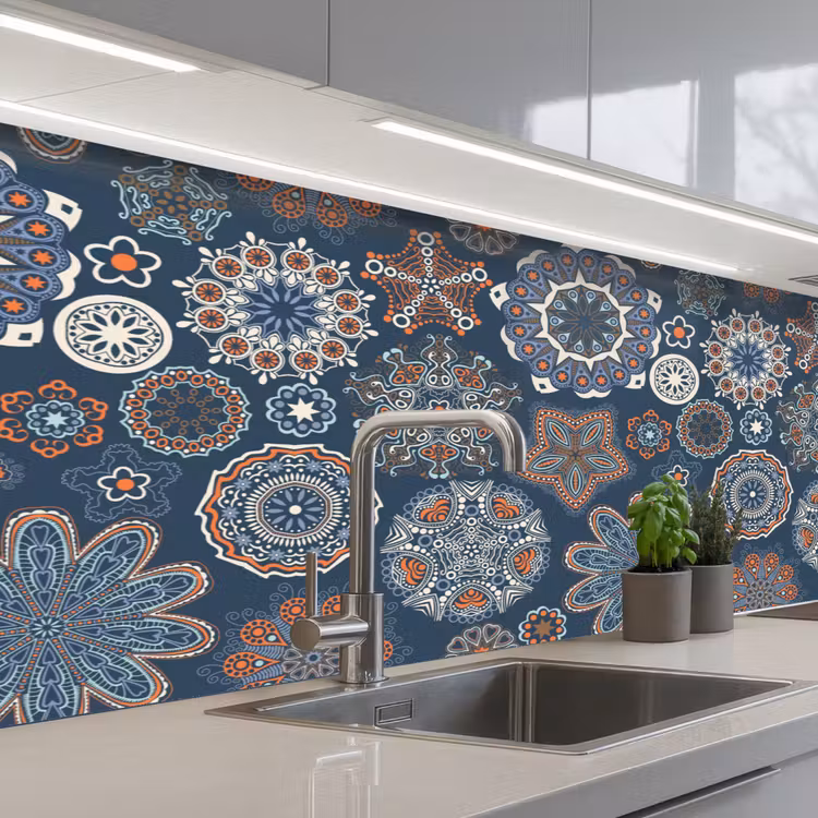 Kitchen splashback - Patterns - Ornament - Decoration — 2
