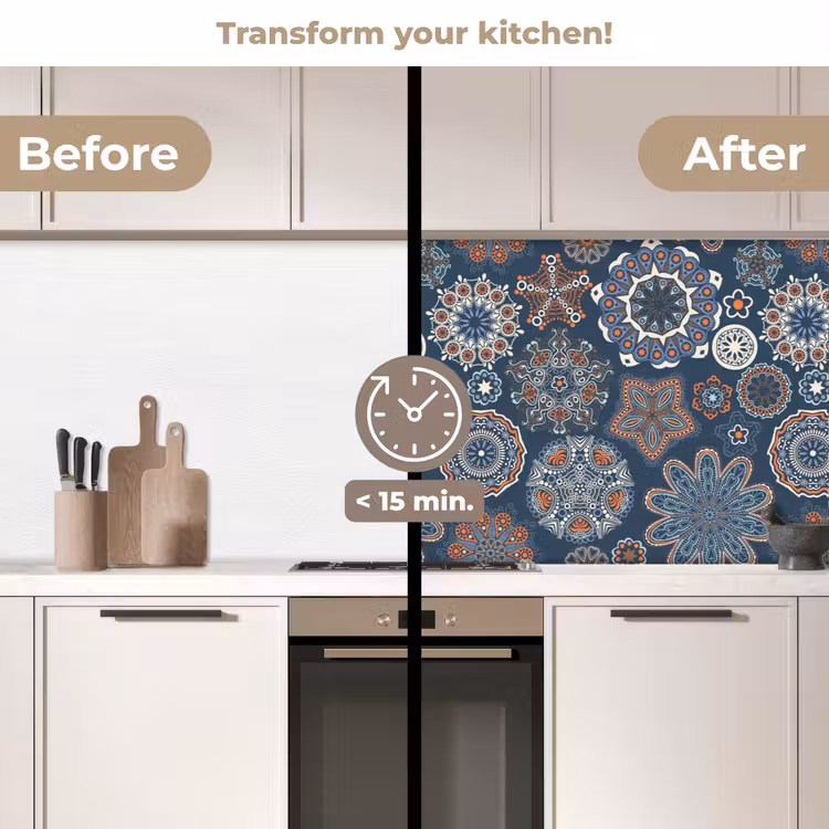 Kitchen splashback - Patterns - Ornament - Decoration — 3