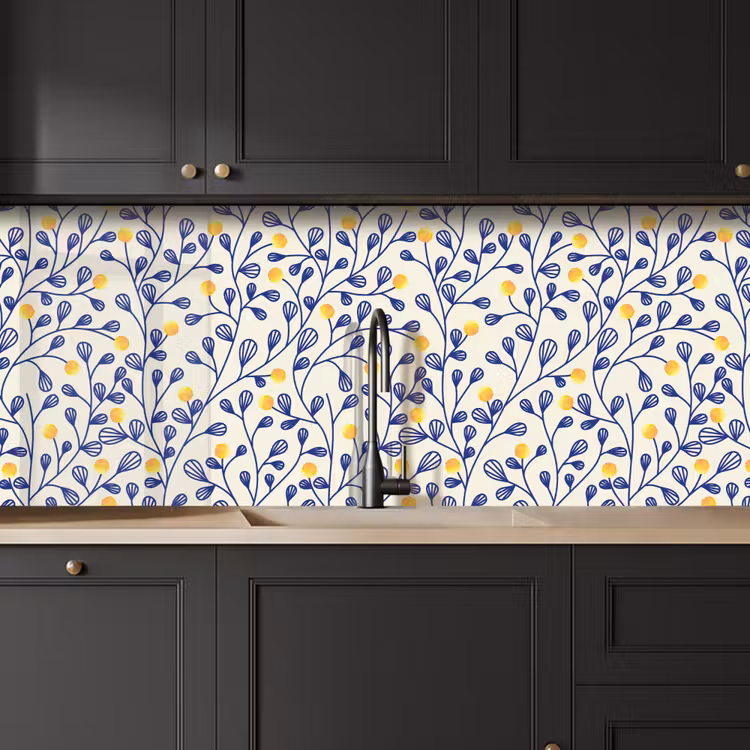 Kitchen splashback - Patterns - Yellow - Minimalist — 6