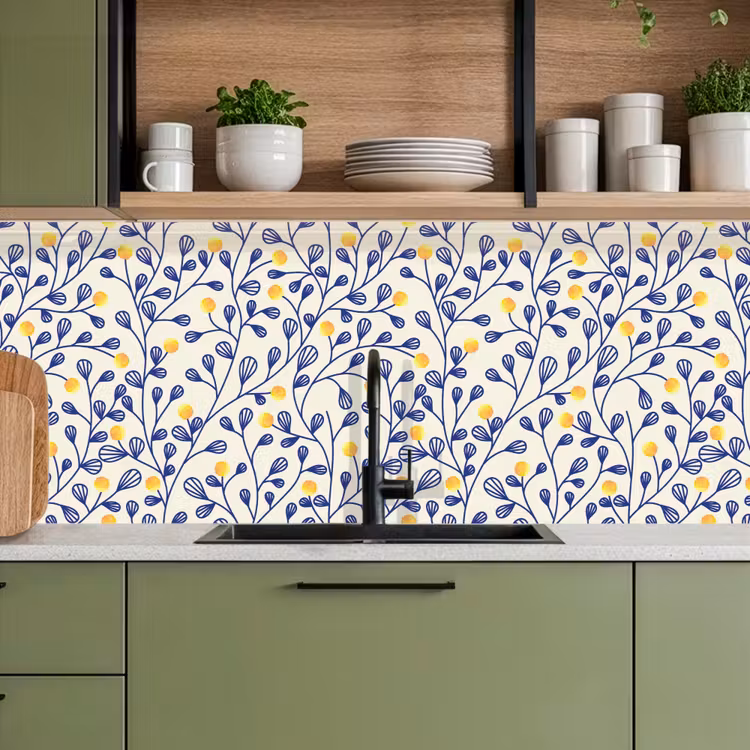 Kitchen splashback - Patterns - Yellow - Minimalist — 8