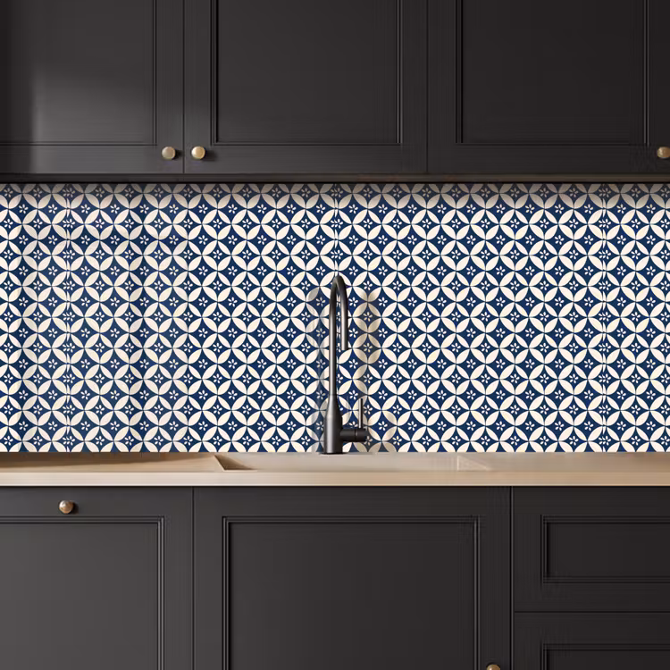 Kitchen splashback - Japan - Patterns - Blue — 6