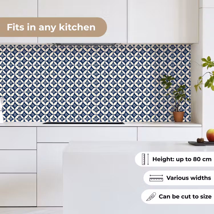 Kitchen splashback - Japan - Patterns - Blue — 7