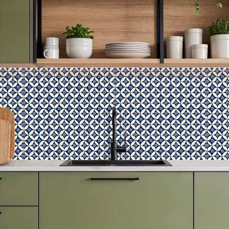 Kitchen splashback - Japan - Patterns - Blue — 8
