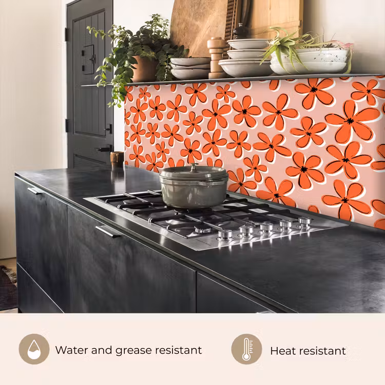 Kitchen splashback - Patterns - Vintage - Flower — 5