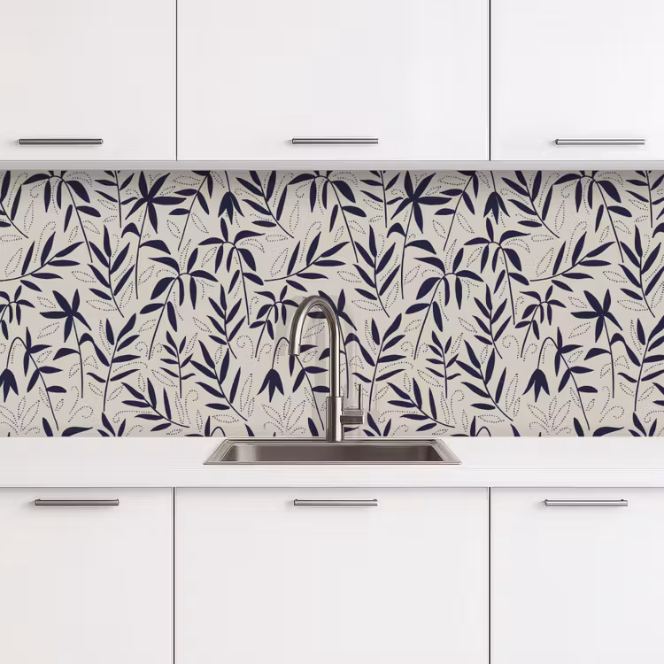 Kitchen splashback - Plants - Japan - Patterns — 4