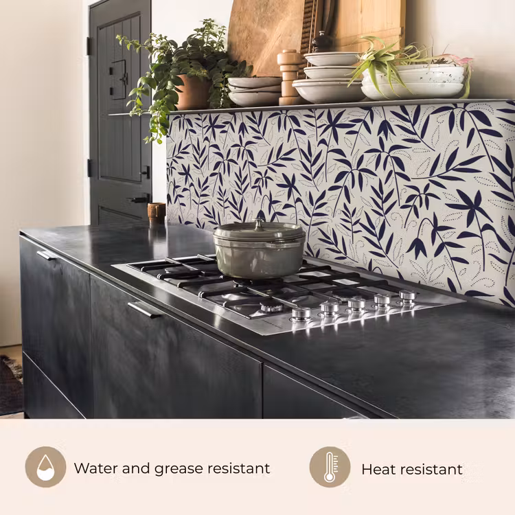 Kitchen splashback - Plants - Japan - Patterns — 5