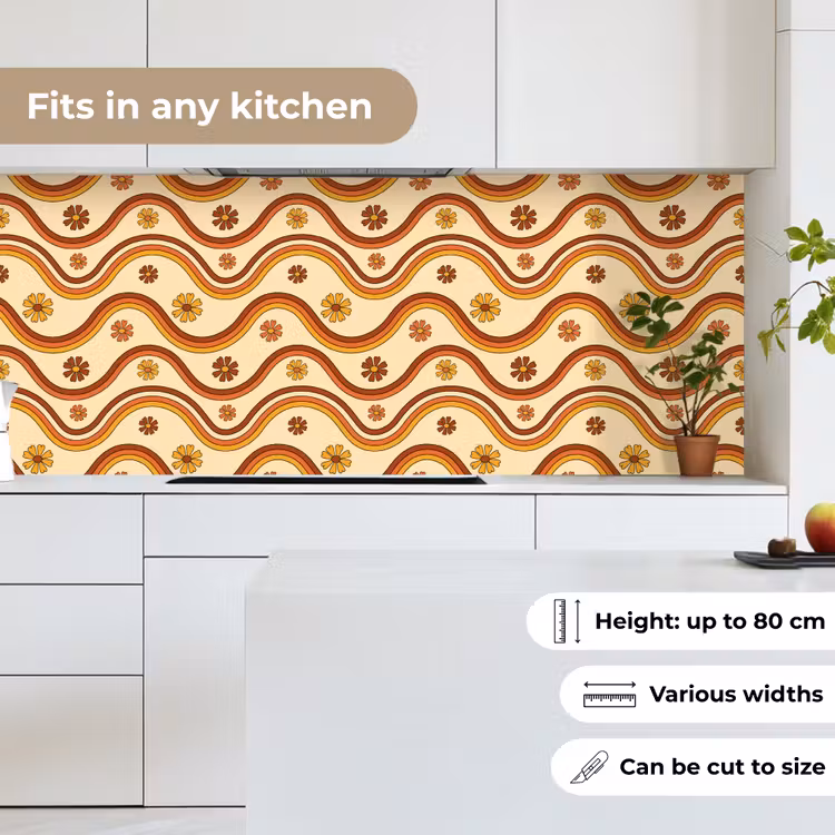 Kitchen splashback - Vintage - Patterns - Rainbow — 7