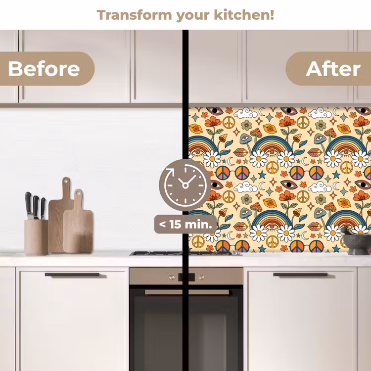 Kitchen splashback - Vintage - Patterns - Summer — 3