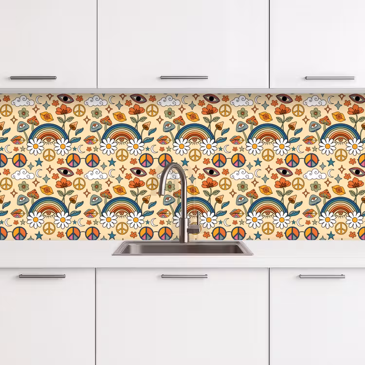 Kitchen splashback - Vintage - Patterns - Summer — 4
