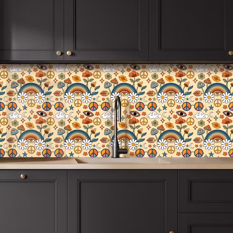 Kitchen splashback - Vintage - Patterns - Summer — 6