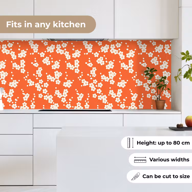 Kitchen splashback - Sakura - Flowers - Pattern - Japan — 7