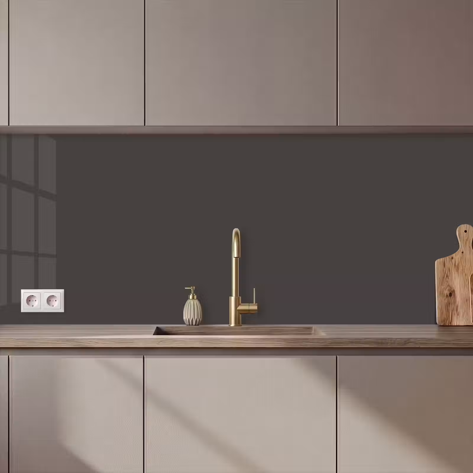Kitchen splashback - Gray - Colors - Solid — 1