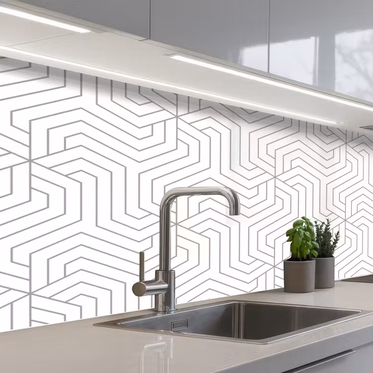 Kitchen splashback - Geometry - Line - Pattern — 2