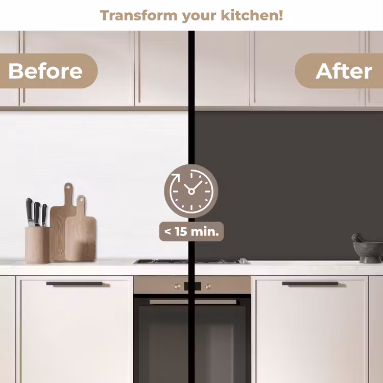 Kitchen splashback - Gray - Colors - Solid — 3