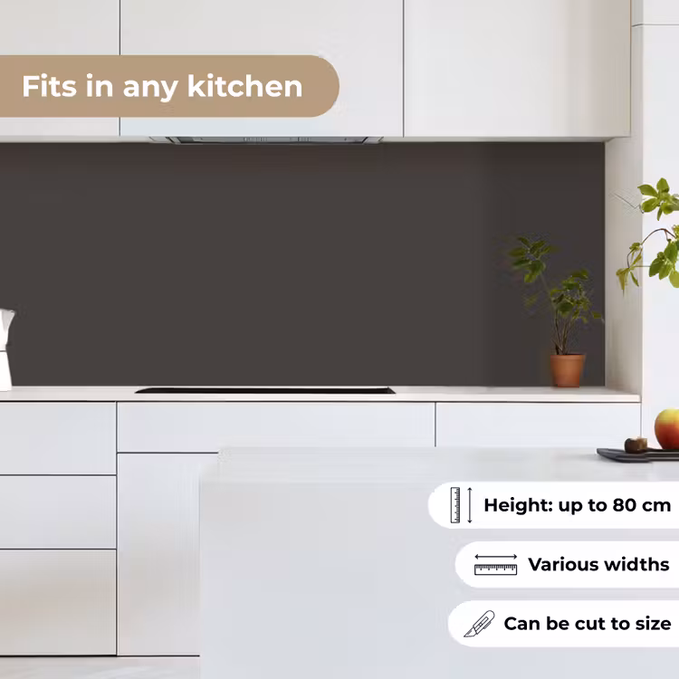 Kitchen splashback - Gray - Colors - Solid — 7