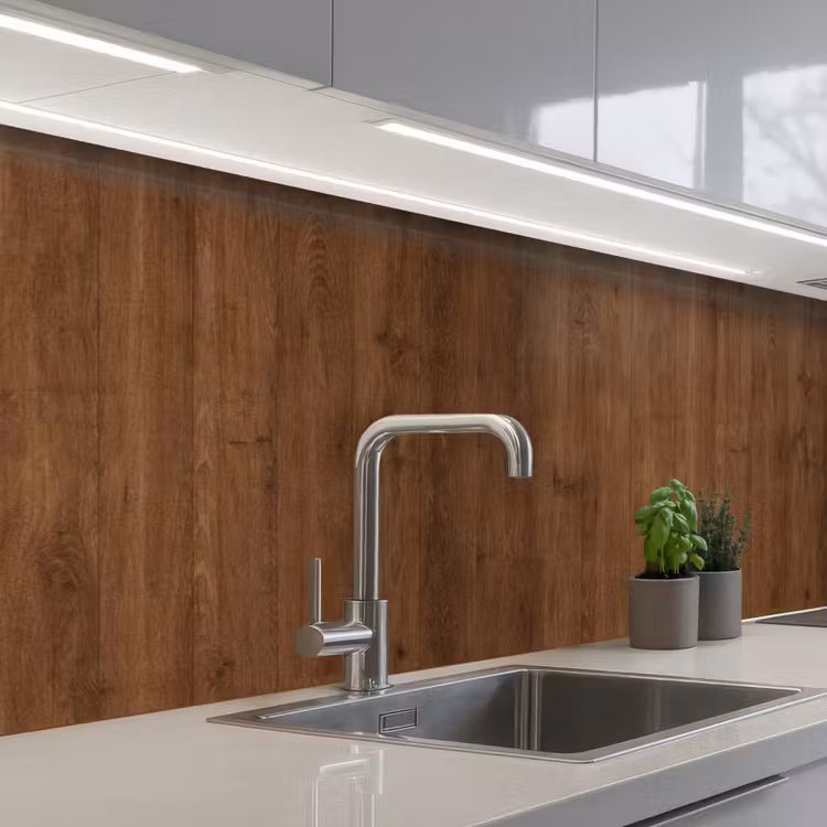 Kitchen splashback - Hardwood - Patterns - Brown — 2