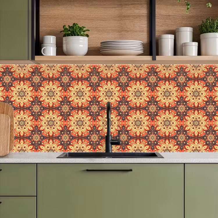 Kitchen splashback - Mandala - Bohemian - Design — 8