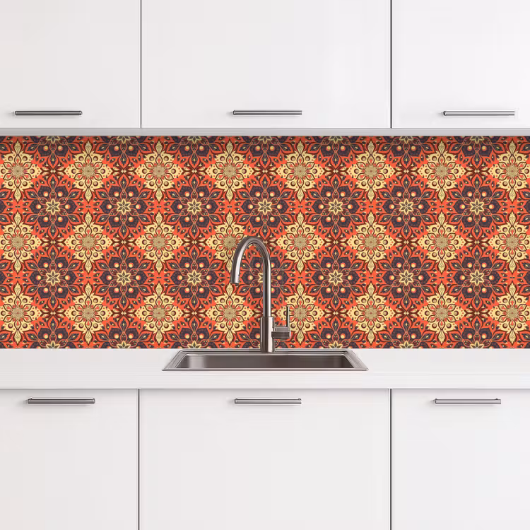 Kitchen splashback - Mandala - Flowers - Boho - Patterns — 4