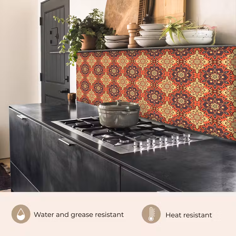 Kitchen splashback - Mandala - Flowers - Boho - Patterns — 5
