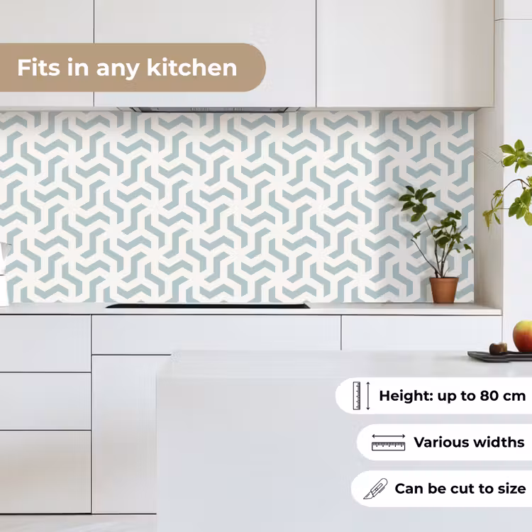 Kitchen splashback - Patterns - Abstract - Green - Geometry — 7