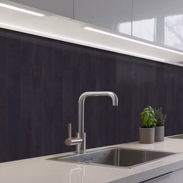 Kitchen splashback - Shelf - Black - Patterns — 2