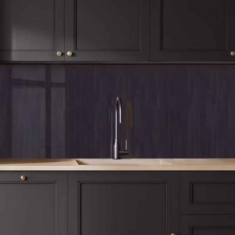 Kitchen splashback - Shelf - Black - Patterns — 6