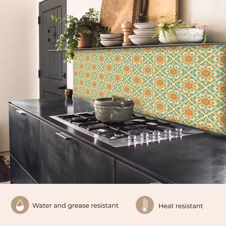 Kitchen splashback - Vintage - Bohemian - Patterns - Mandala — 5