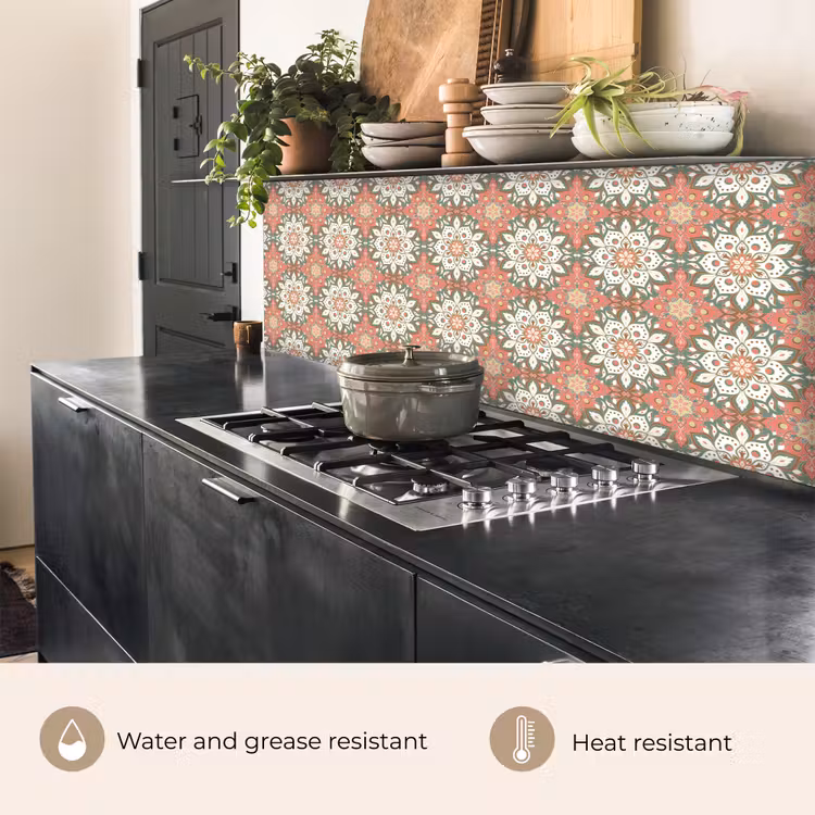 Kitchen splashback - Vintage - Flowers - Mandala - Patterns — 5