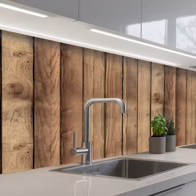 Kitchen splashback - Wood - Brocante - Patterns — 2