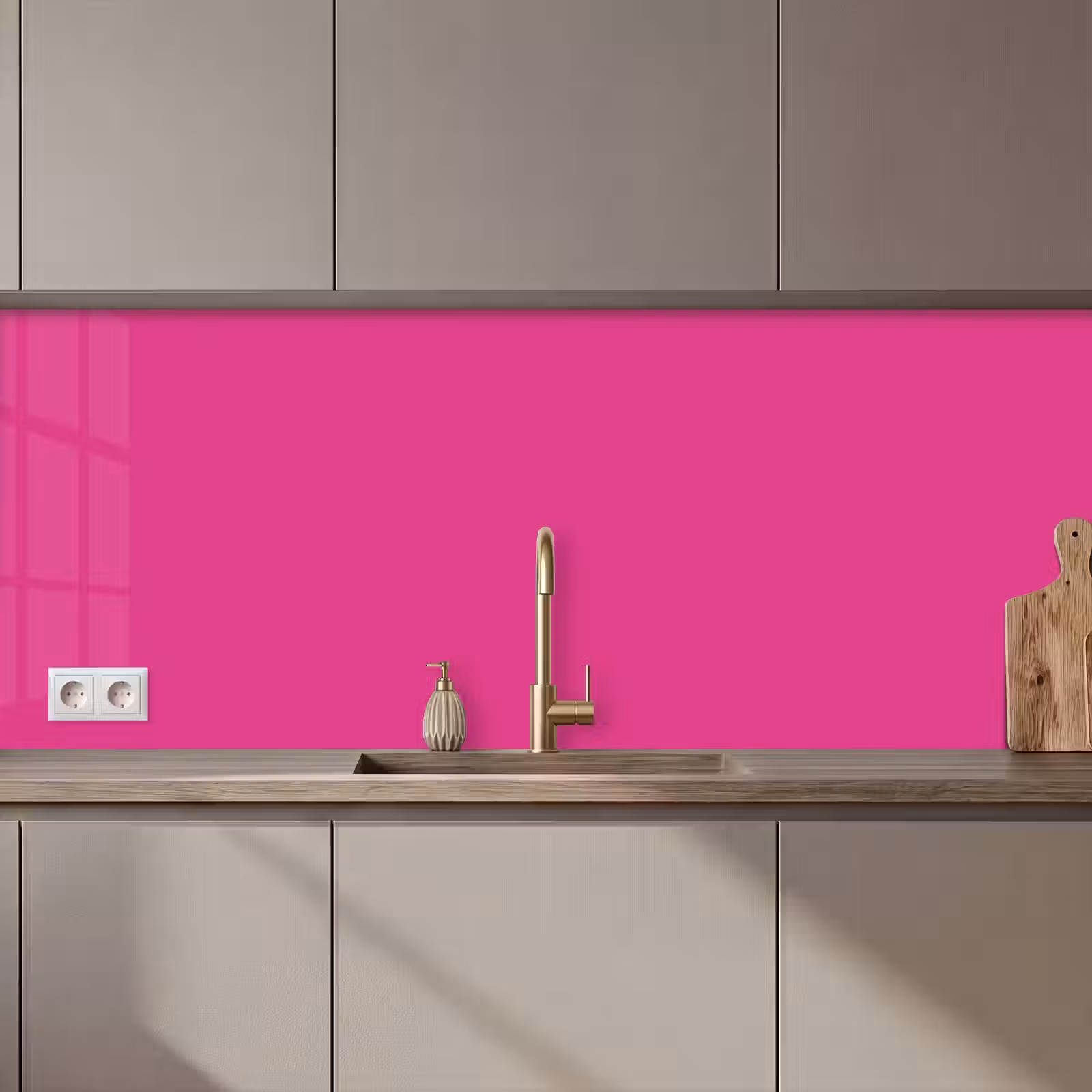 Kitchen splashback - Fuchsia - Neon - Colors — 1