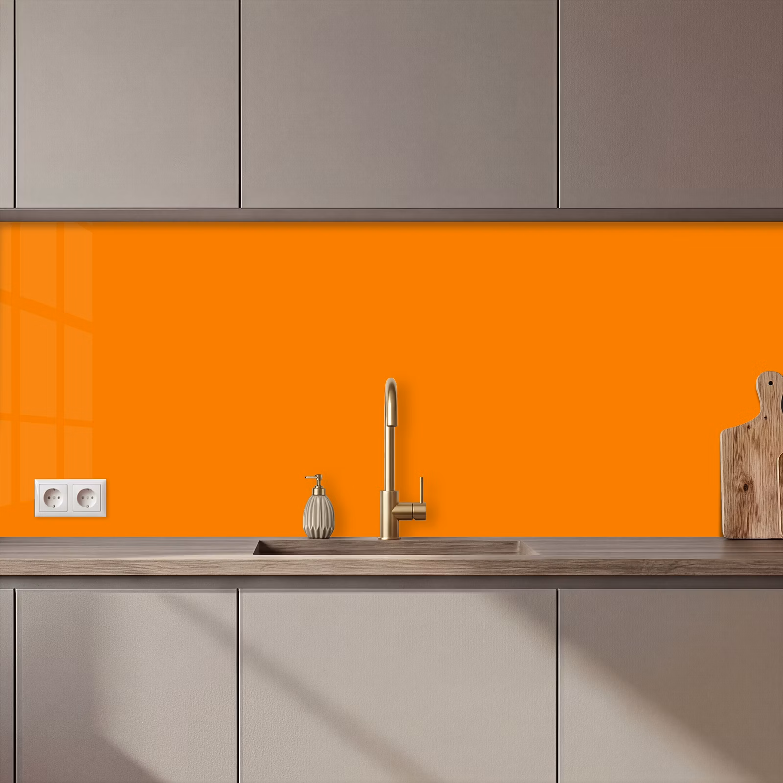 Kitchen splashback - Orange - Seasons - Autumn - Color — 1