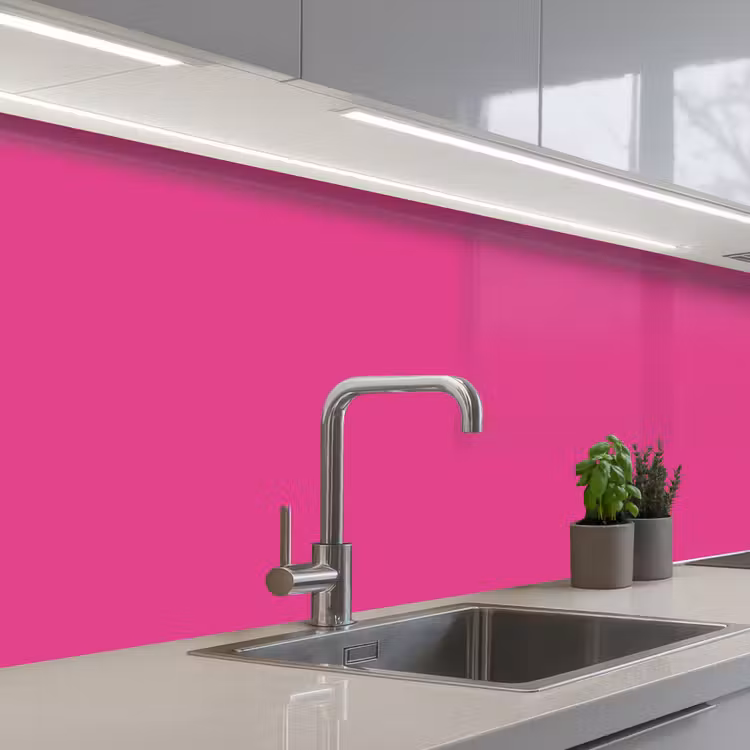 Kitchen splashback - Fuchsia - Neon - Colors — 2