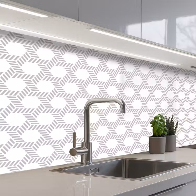 Kitchen splashback - Graphic - Pattern - Modern - Striking - Limited — 2